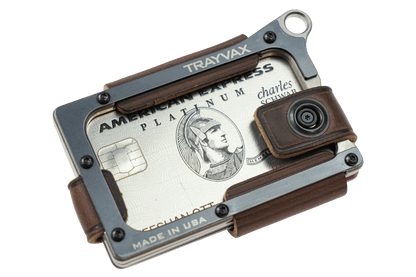 Trayvax Contour Wallet - Titanium Mississippi Mud