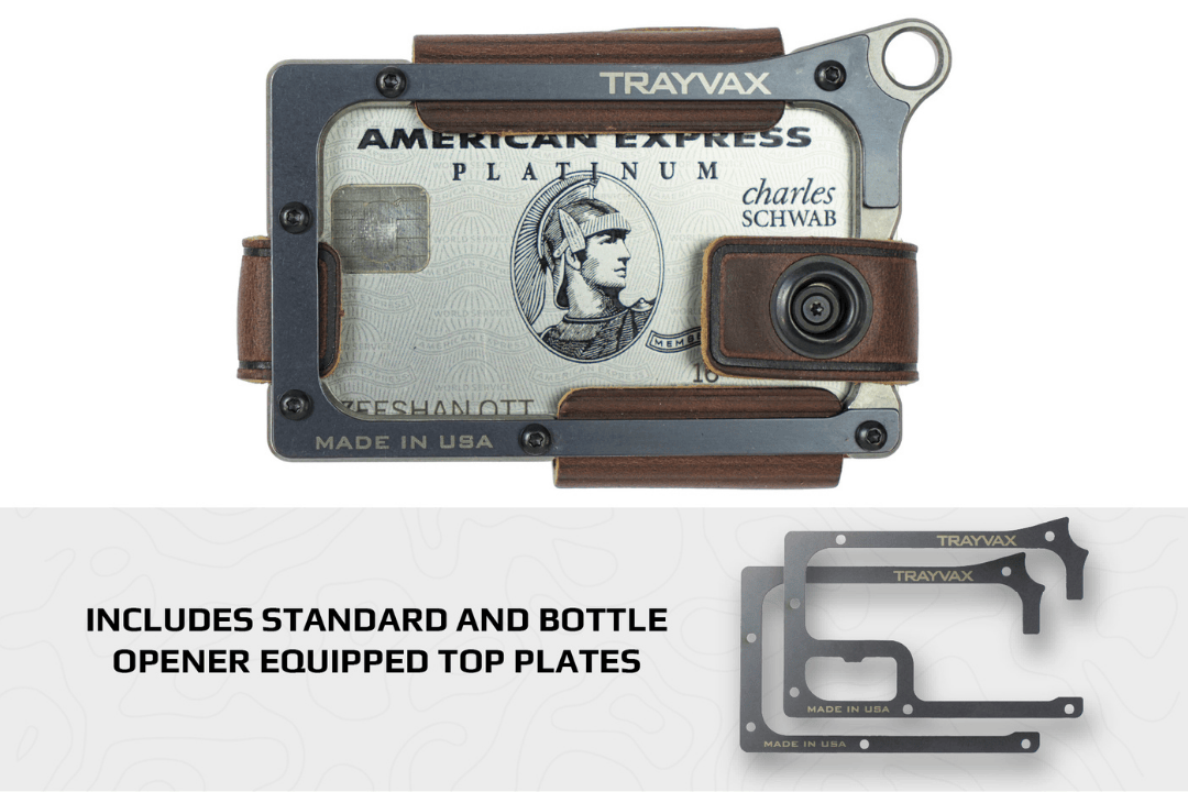 Trayvax Contour Wallet - Titanium Mississippi Mud
