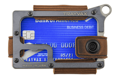 Trayvax Contour Wallet - Titanium Mississippi Mud