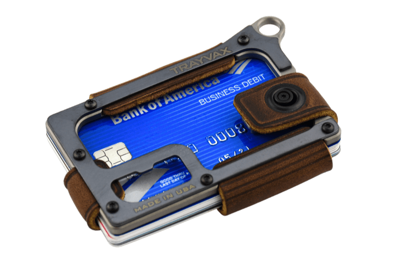 Trayvax Contour Wallet - Titanium Mississippi Mud