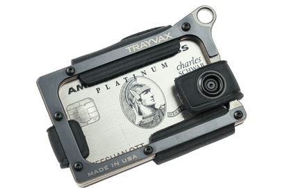 Trayvax Contour Wallet - Titanium Stealth Black