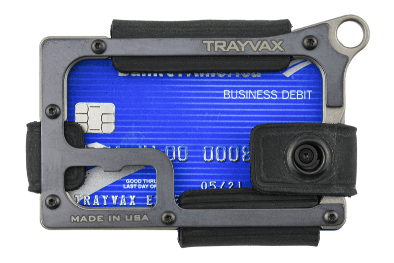 Trayvax Contour Wallet - Titanium Stealth Black