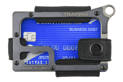 Trayvax Contour Wallet - Titanium Stealth Black