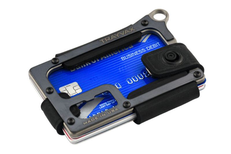 Trayvax Contour Wallet - Titanium Stealth Black