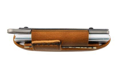 Trayvax Contour Wallet - Titanium Tobacco Brown