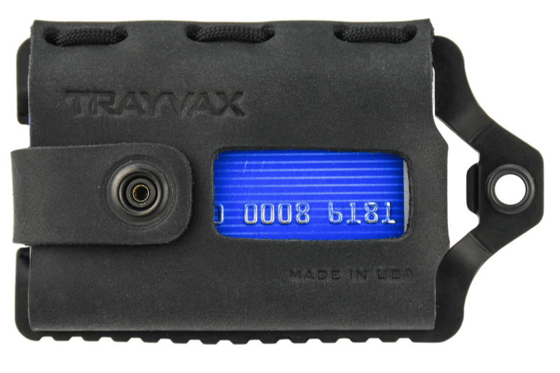 Trayvax Element Wallet - Black Stealth Black