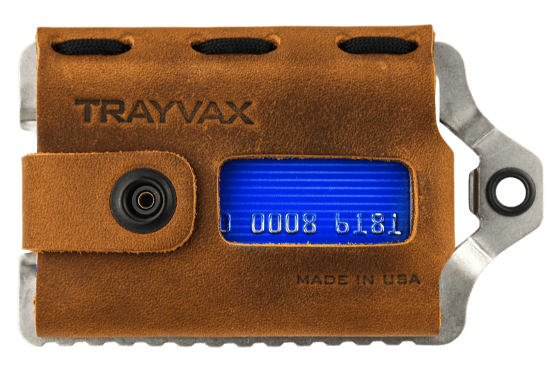 Trayvax Element Wallet - Raw Tobacco Brown