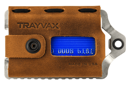 Trayvax Element Wallet - Raw Tobacco Brown