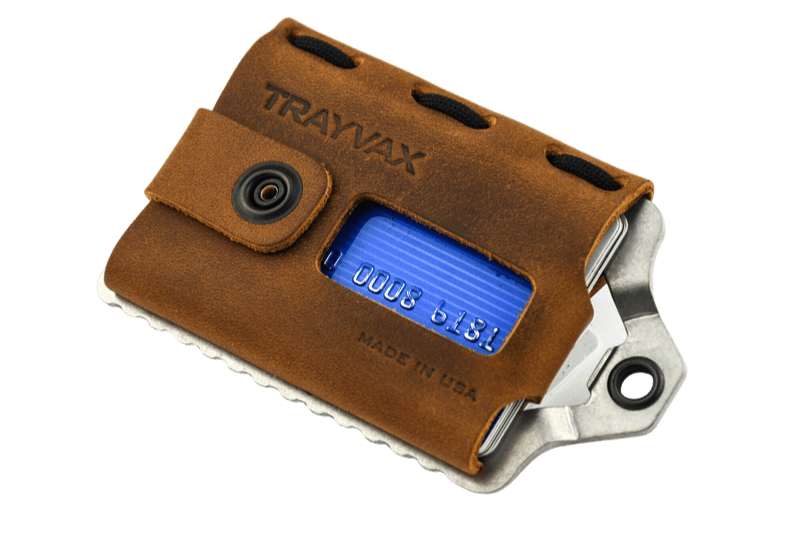 Trayvax Element Wallet - Raw Tobacco Brown