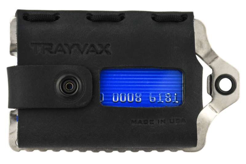 Trayvax Element Wallet - Raw Stealth Black