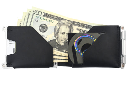Trayvax Venture Billfold - Raw Tumbled / Nightfall Black
