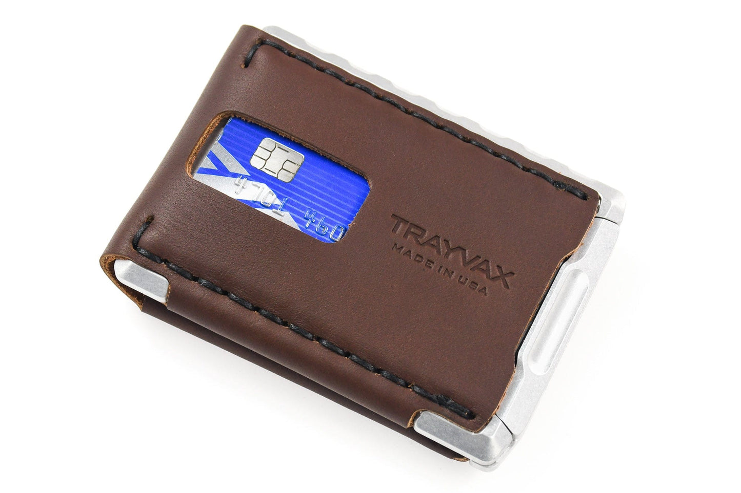 Trayvax Venture Billfold - Raw Tumbled / Frontier Brown