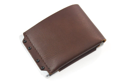 Trayvax Venture Billfold - Raw Tumbled / Frontier Brown