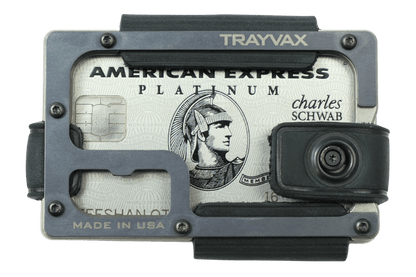 Trayvax Contour Lite Wallet - Titanium Stealth Black