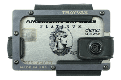 Trayvax Contour Lite Wallet - Titanium Stealth Black