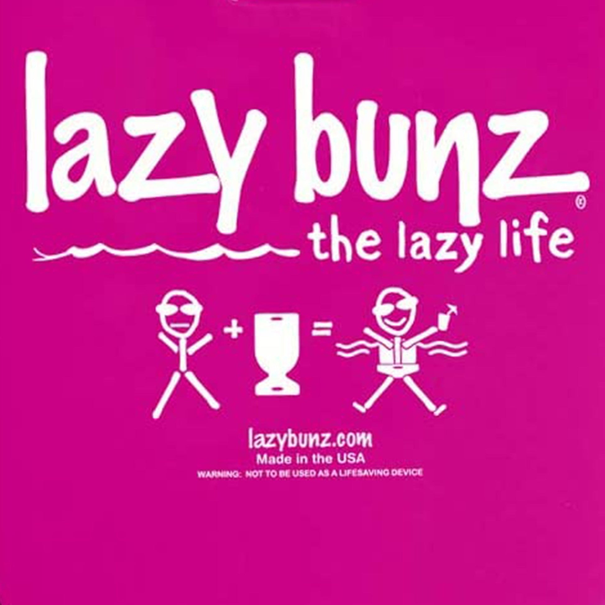 TRC Recreation Lazy Bunz Foam Water Saddle Swimming Pool Float, Flamingo Pink - Angler's Pro Tackle & Outdoors