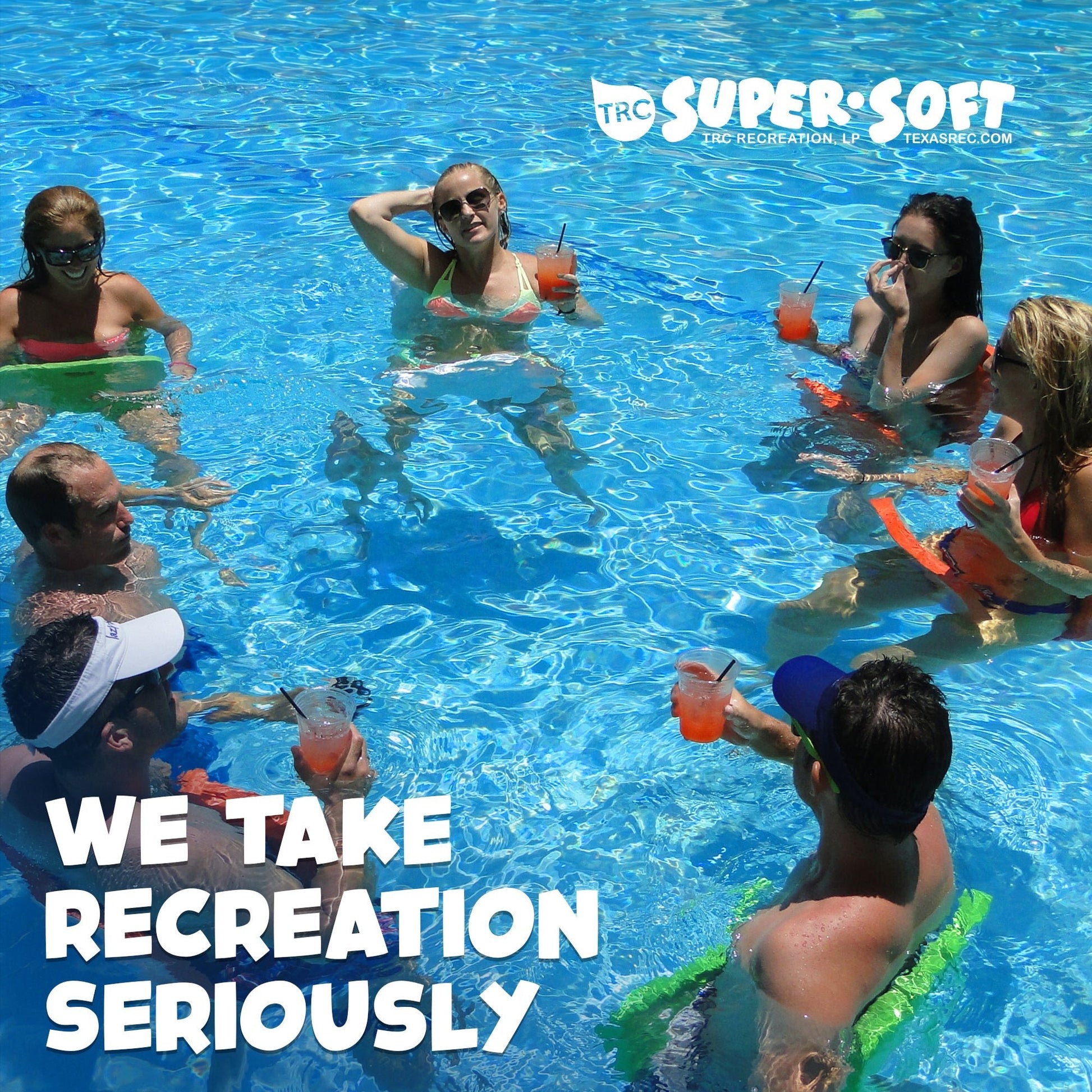 TRC Recreation Lazy Bunz Foam Water Saddle Swimming Pool Lounger Float, Red - Angler's Pro Tackle & Outdoors