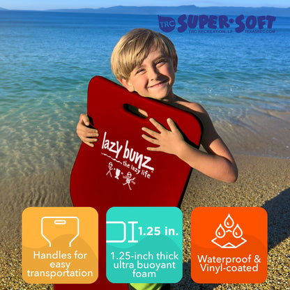 TRC Recreation Lazy Bunz Foam Water Saddle Swimming Pool Lounger Float, Red - Angler's Pro Tackle & Outdoors