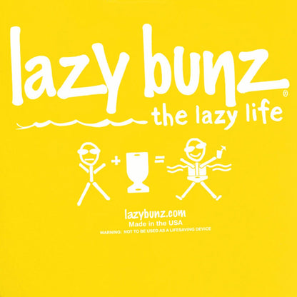 TRC Recreation Lazy Bunz Foam Water Saddle Swimming Pool Lounger Float, Yellow - Angler's Pro Tackle & Outdoors