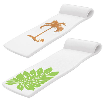TRC Recreation Sunsation Raft Pool Floats, Bronze Palm White & Green Leaf White - Angler's Pro Tackle & Outdoors