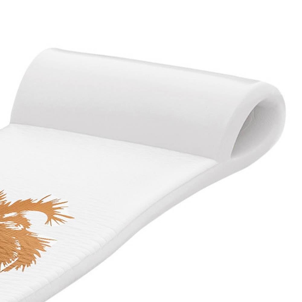 TRC Recreation Sunsation Raft Pool Floats, Bronze Palm White & Green Leaf White - Angler's Pro Tackle & Outdoors