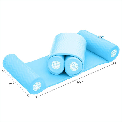 TRC Recreation Super Soft Adult Sun Cliner Swimming Pool Hammock, Blue Wave - Angler's Pro Tackle & Outdoors