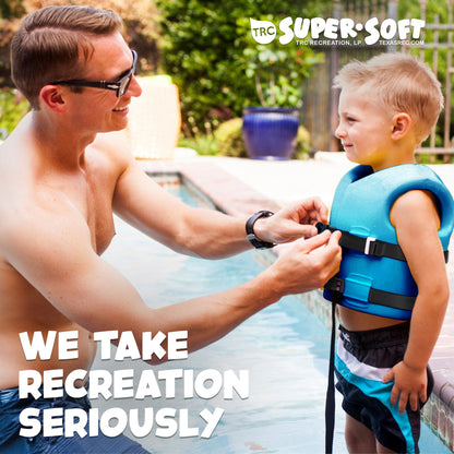 TRC Recreation Super Soft Child Life Jacket Safety Vest, Medium, 2 Pack, Blue - Angler's Pro Tackle & Outdoors