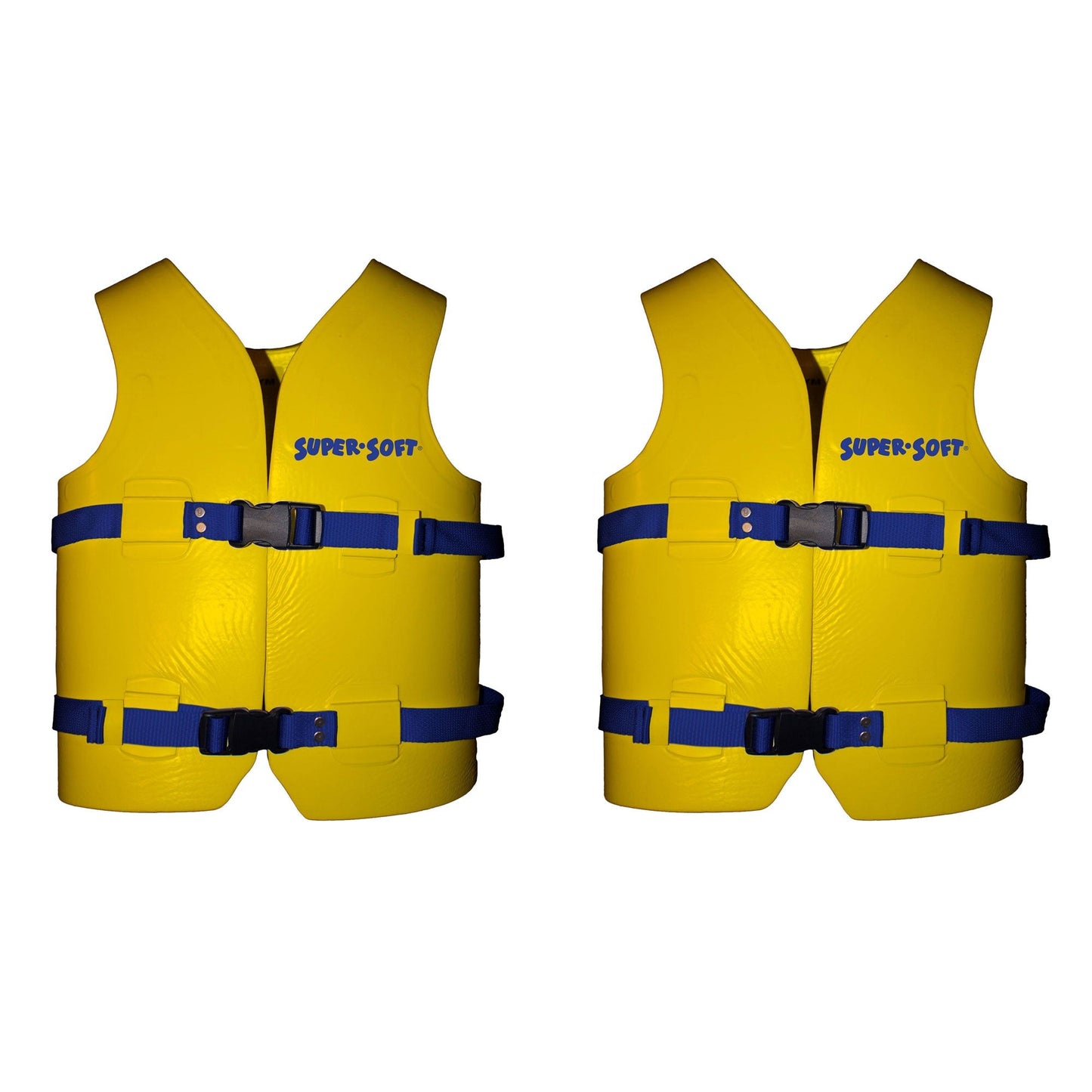 TRC Recreation Super Soft Child Life Jacket Safety Vest, Medium, 2 Pack, Yellow - Angler's Pro Tackle & Outdoors