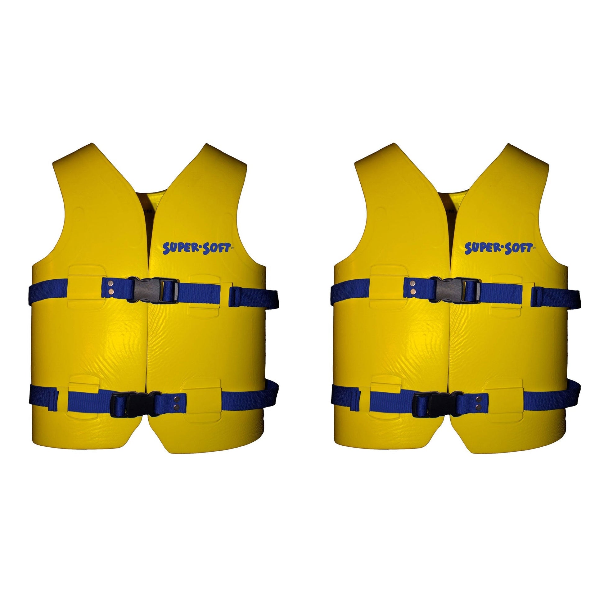 TRC Recreation Super Soft Child Life Jacket Safety Vest, Medium, 2 Pack, Yellow - Angler's Pro Tackle & Outdoors
