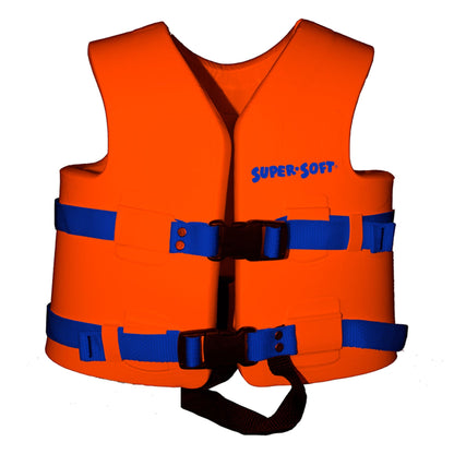 TRC Recreation Super Soft Child Life Jacket Swim Vest, Small, Sunset Orange - Angler's Pro Tackle & Outdoors