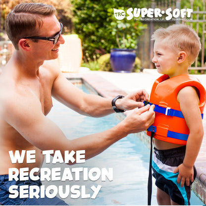 TRC Recreation Super Soft Child Life Jacket Swim Vest, X Small, Sunset Orange - Angler's Pro Tackle & Outdoors