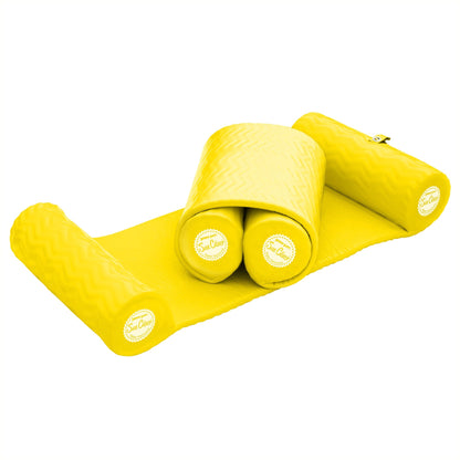 TRC Recreation Super Soft Sun Cliner Swimming Pool Float Water Hammock, Yellow - Angler's Pro Tackle & Outdoors
