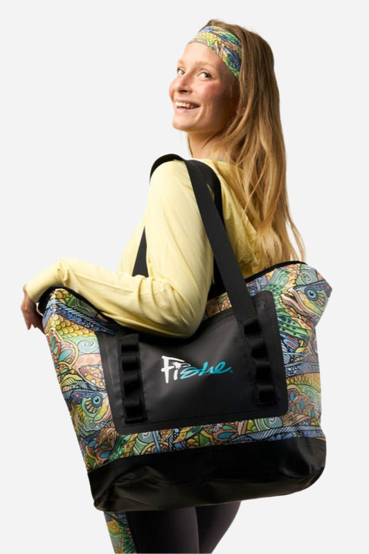FisheWear Tropical Tarpon Wedge Tote Dry Bag