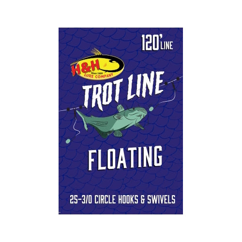 H&H Lure Floating Trotline 120'