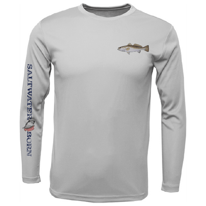 Trout on Chest Long Sleeve UPF 50+ Dry - Fit Shirt - Angler's Pro Tackle & Outdoors