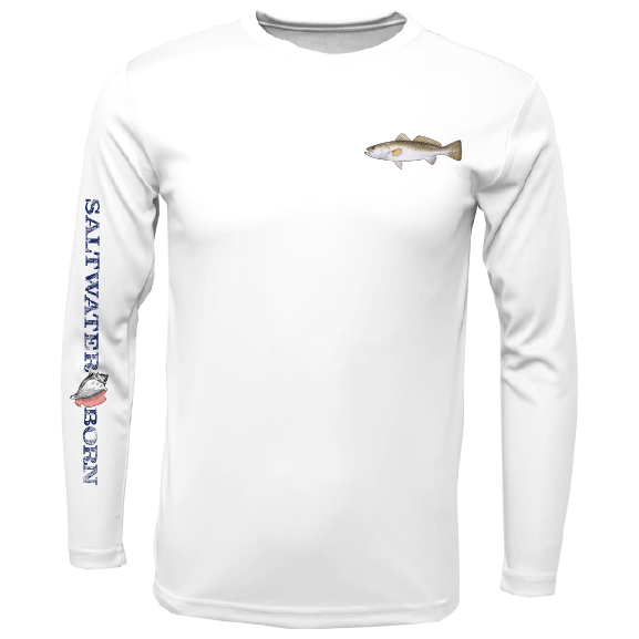 Trout on Chest Long Sleeve UPF 50+ Dry - Fit Shirt - Angler's Pro Tackle & Outdoors