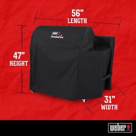 Weber SmokeFire Cover Compatible with SmokeFire EX6/EPX6/ELX6 Wood Pellet Grill