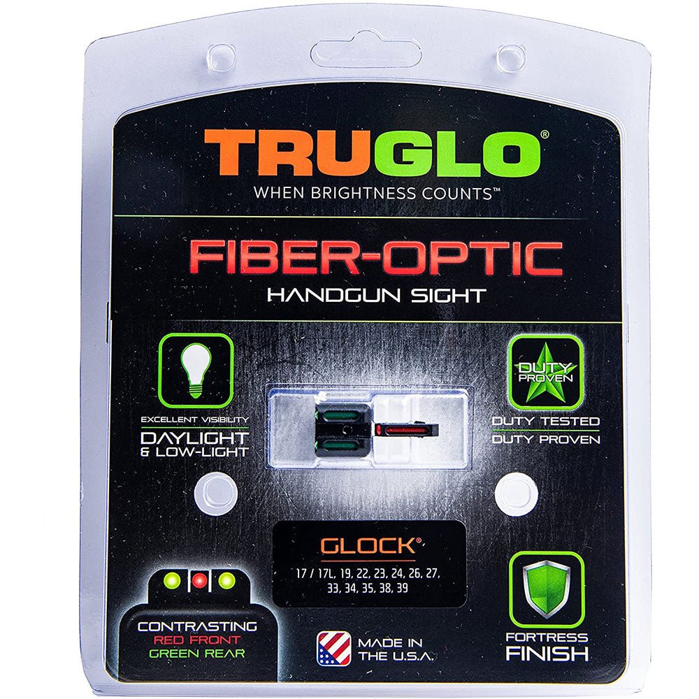 TruGlo Fiber Optic Handgun Glock Pistol Sight Accessories, Glock 17 & Glock 17L - Angler's Pro Tackle & Outdoors