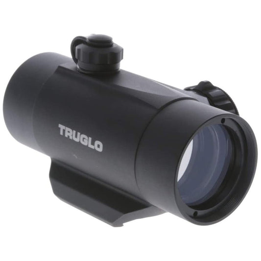 TruGlo Red - Dot Traditional Mount 30mm 5 MOA Hunting Tactical Weapon Sight, Black - Angler's Pro Tackle & Outdoors