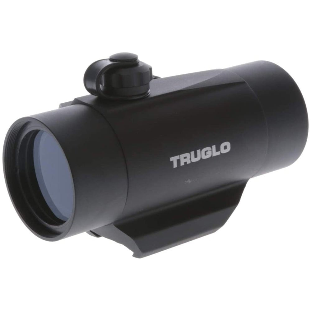 TruGlo Red - Dot Traditional Mount 30mm 5 MOA Hunting Tactical Weapon Sight, Black - Angler's Pro Tackle & Outdoors