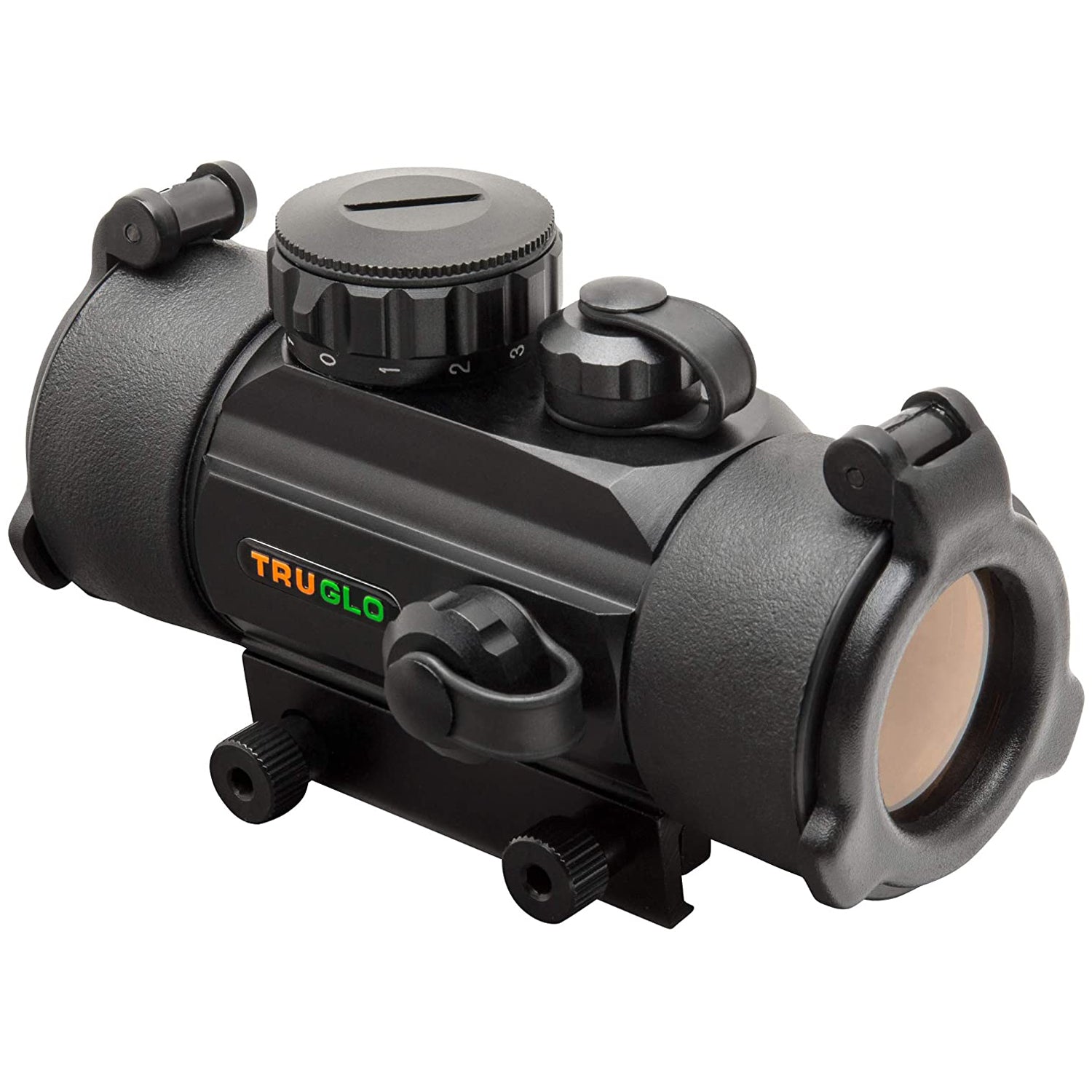 TruGlo Red - Dot Traditional Standard Mount Crossbow 30mm Tri Dot Sight, Black - Angler's Pro Tackle & Outdoors