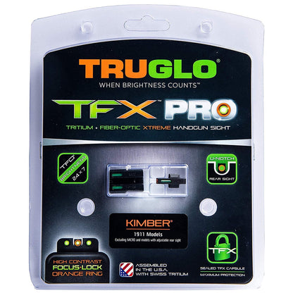 TruGlo TFK Pro Fiber Optic Tritium Handgun Sight Accessories for Kimber Models - Angler's Pro Tackle & Outdoors