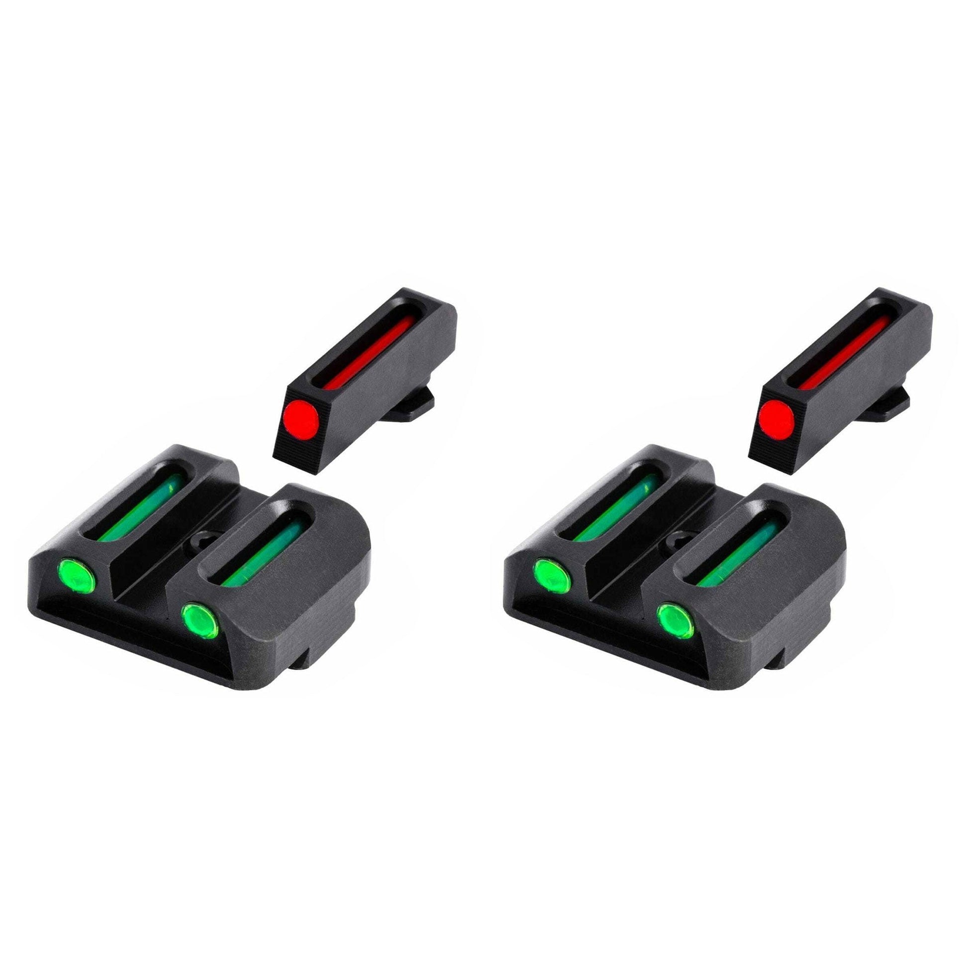 TruGlo TFO Tritium Fiber Optic Gun Sight Set, Fits Glock 17/17L Models (2 Pack) - Angler's Pro Tackle & Outdoors