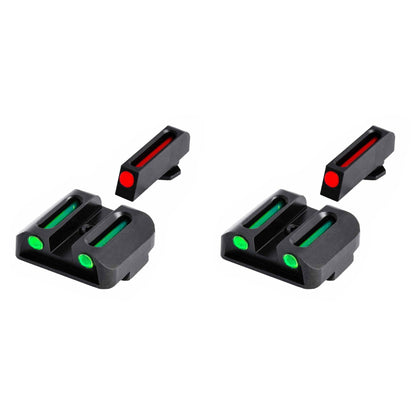 TruGlo TFO Tritium Fiber Optic Gun Sight Set, Fits Glock 17/17L Models (2 Pack) - Angler's Pro Tackle & Outdoors