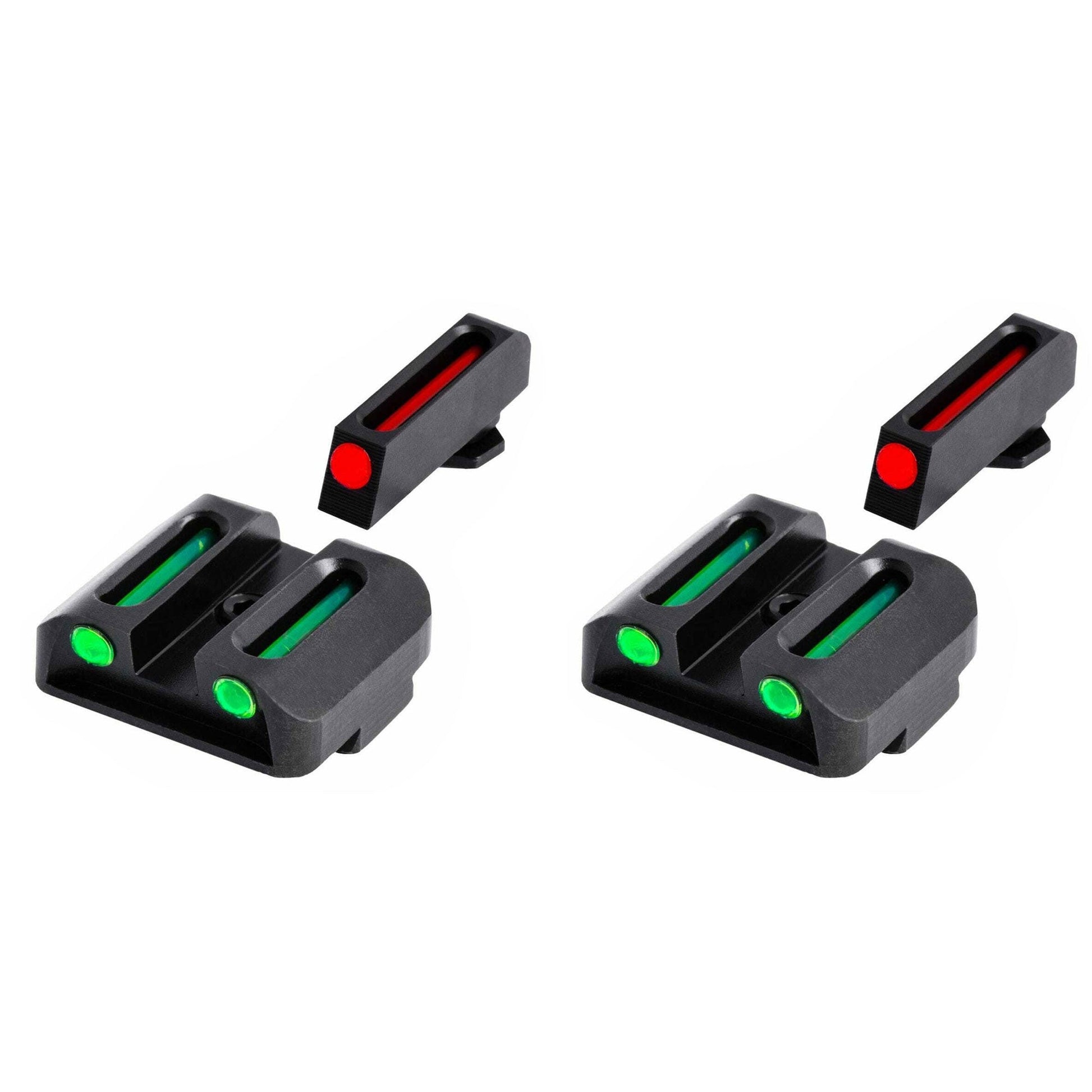 TruGlo TFO Tritium Fiber Optic Gun Sight Set, Fits Glock 17/17L Models (2 Pack) - Angler's Pro Tackle & Outdoors