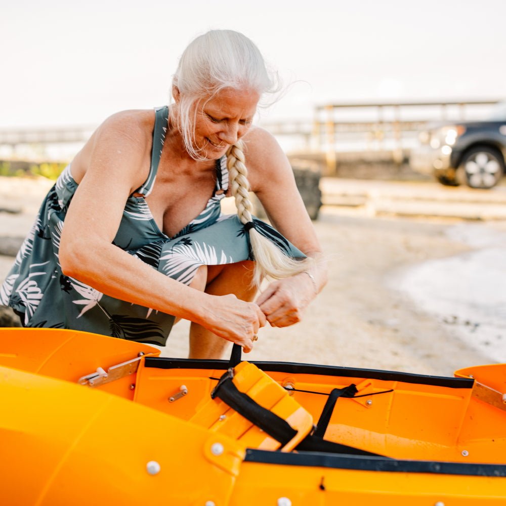 Tucktec Folding Kayak | Hard - Shell | 2 - minute Set - up | Foldable, Portable Kayak - Angler's Pro Tackle & Outdoors