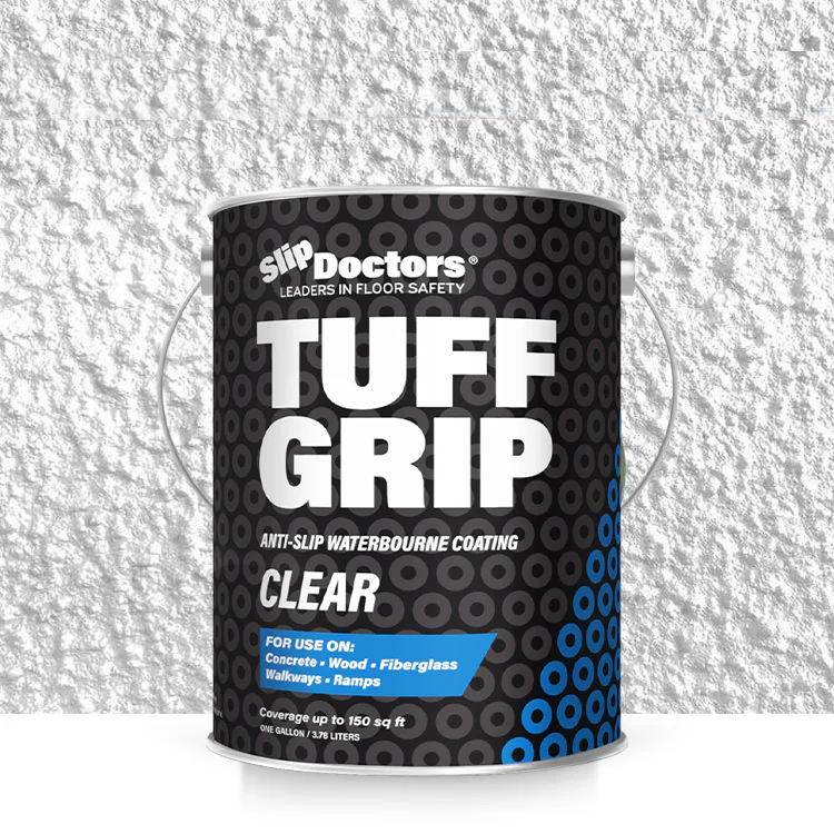 SlipDoctors Tuff Grip or Tuff Grip Extreme - Aggressive Traction Non-Skid Floor Paint