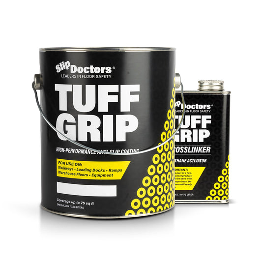 SlipDoctors Tuff Grip or Tuff Grip Extreme - Aggressive Traction Non-Skid Floor Paint