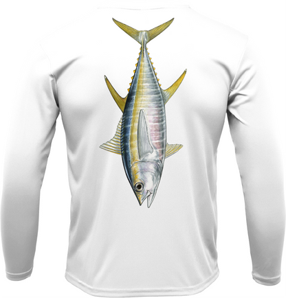 Saltwater Born Bimini, Bahamas Tuna Long Sleeve UPF 50+ Dry-Fit Shirt