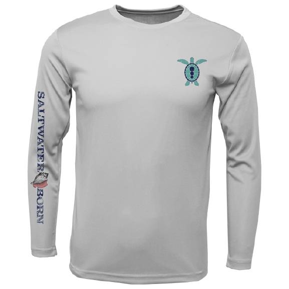 Turtle on Chest Long Sleeve UPF 50+ Dry - Fit Shirt - Angler's Pro Tackle & Outdoors